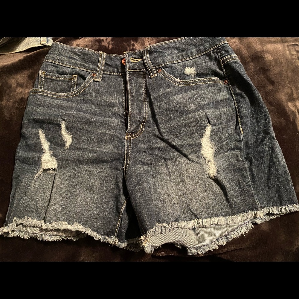 Time and Tru High Rise Cut Offs